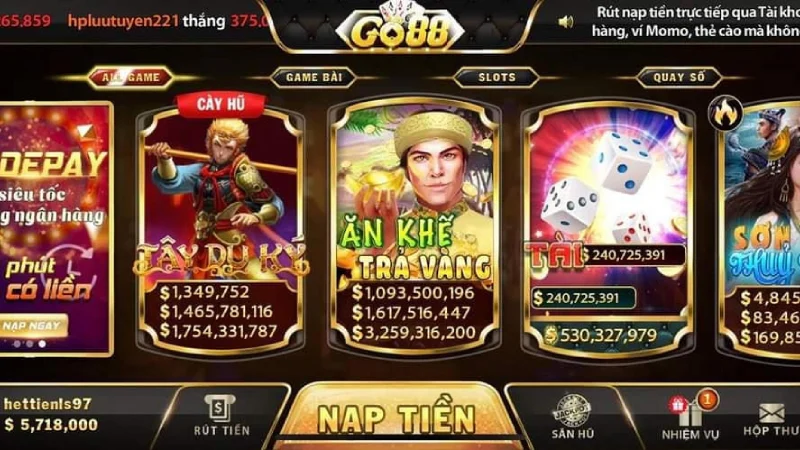 Nổ hũ là trò chơi dễ dàng dễ dàng đổi đời